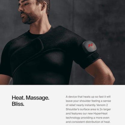 Hyperice Venom 2 Back - Advanced Heat + Vibration Massage Wrap