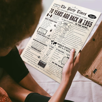 Large 50 Years Old Birthday Gifts for Women Men,Happy 50th Birthday Card for Husband Wife, Retro 50 Years Old Birthday Gifts for Mom Dad