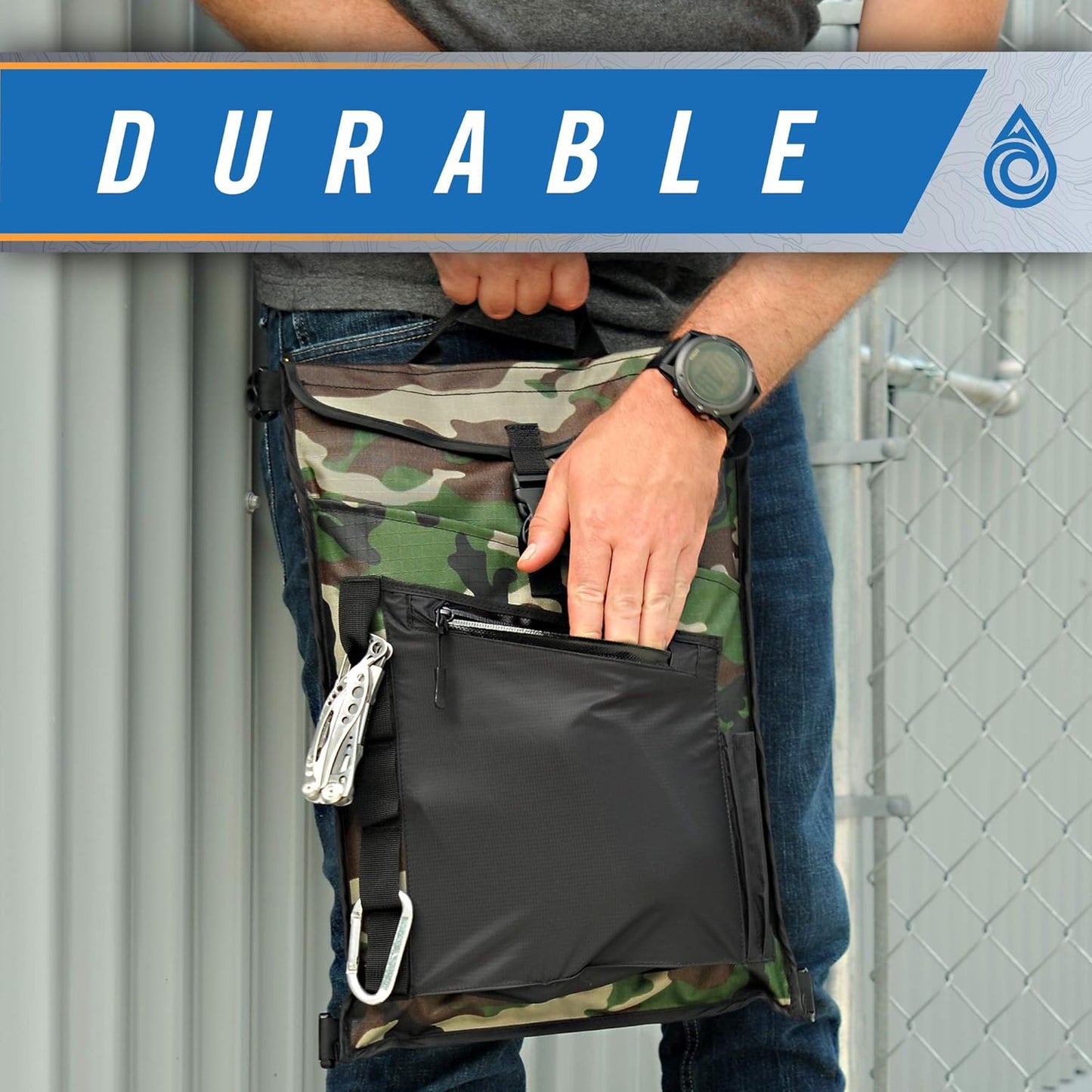 AquaQuest Typhoon Laptop Case - Waterproof, Durable, Lightweight Sleeve for 13” & 15” Laptops – Padded & Compact