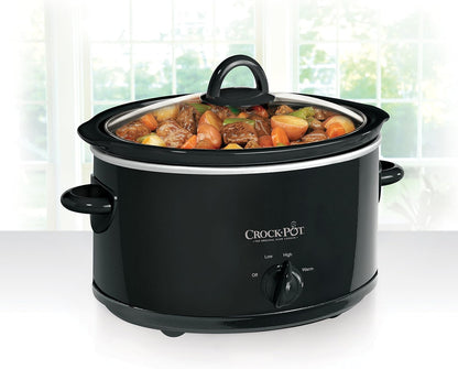 Crock-Pot 7-Quart Oval Manual Slow Cooker | Stainless Steel (SCV700-S-BR)