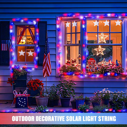 JMEXSUSS 2 Pack 75.5ft Orange Solar Christmas Lights, Total 400 LED Solar String Lights Outdoor Waterproof, 8 Modes Orange Halloween Lights for Tree Patio Garden Thanksgiving Halloween Decorations