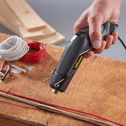 Wagner Spraytech 0503038 Redesigned HT400, Dual Temperature Hot Air Tool 680 and 450 degrees, Shrink Tubing, Embossing, Craft Projects, sticker removal Heat Gun, Basic pack