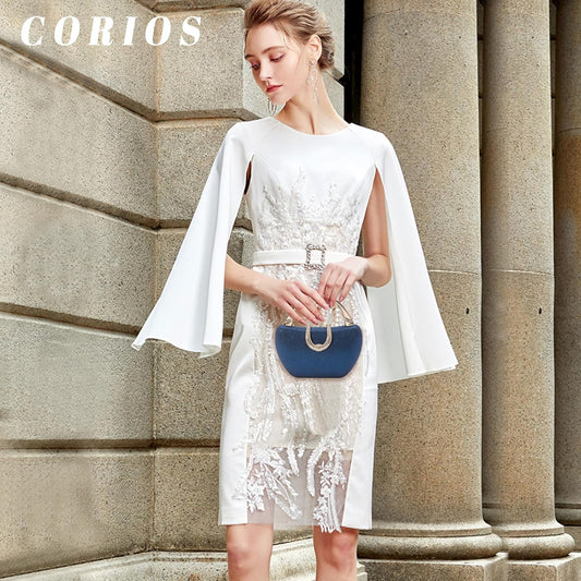 CORIOS Sequin Clutch Bag for Women Rhinestone Evening Bag Sparkly Crystal Handbag Bridal Wedding Purse Glitter Shoulder Bag - PuriLite