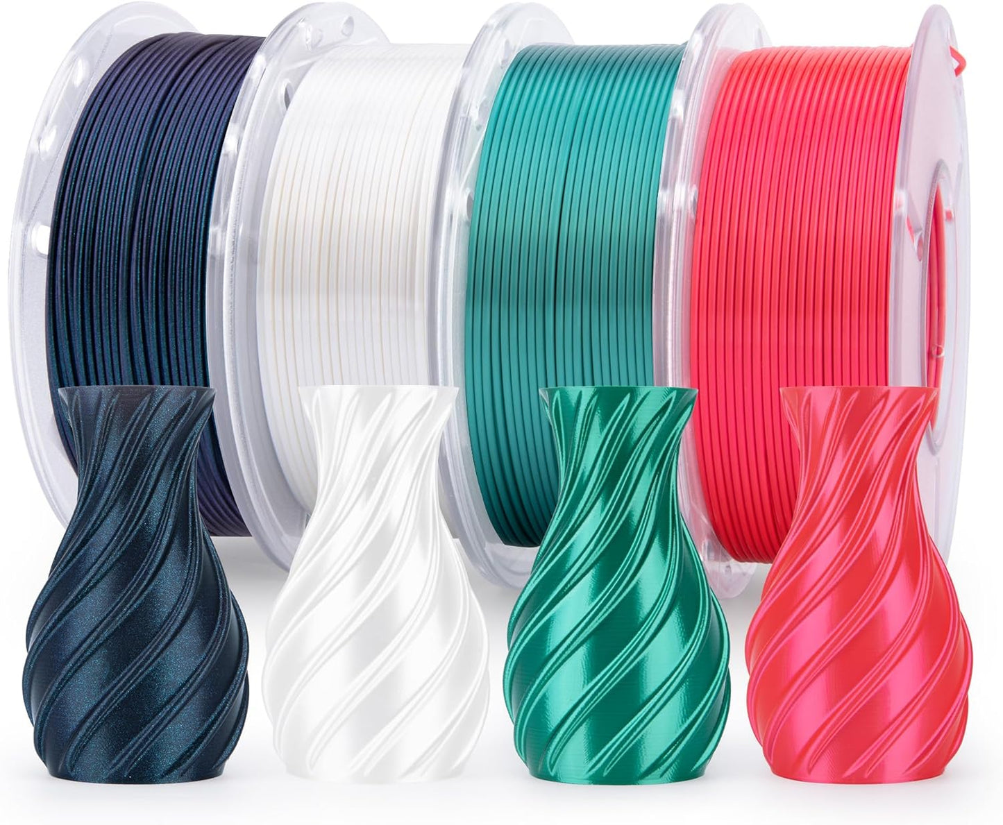 ELEGOO PLA Filament 1.75mm Black 1KG,3D Printer Filament Dimensional Accuracy +/- 0.02mm,1kg Cardboard Spool(2.2lbs) 3D Printing Filament Fits for Most FDM 3D Printers