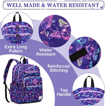 School Backpack for Men Women,Vaschy Lightweight School Bag Bookbag Casual Daypack for High School/College/Teens/Travel/Work