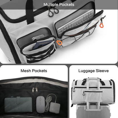 TUGUAN Gym Bag Sports Duffle Bag for Men 45L Duffel Backpack for Travel