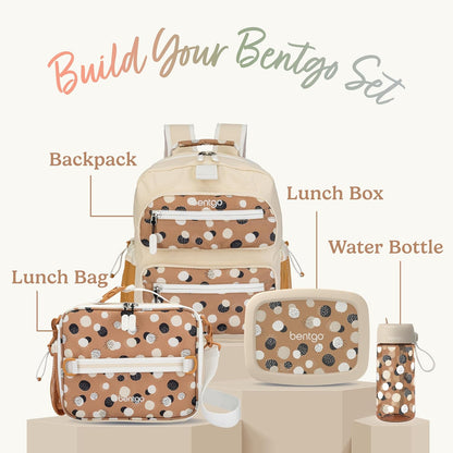 Bentgo Kids 5-Compartment Leak-Proof Bento-Style Lunch Box (Whimsy & Wonder Collection) - Ideal for Ages 3-7, Drop-Proof & Durable, Dishwasher Safe, & PFAS & BPA-Free Materials (Checker Gradient)