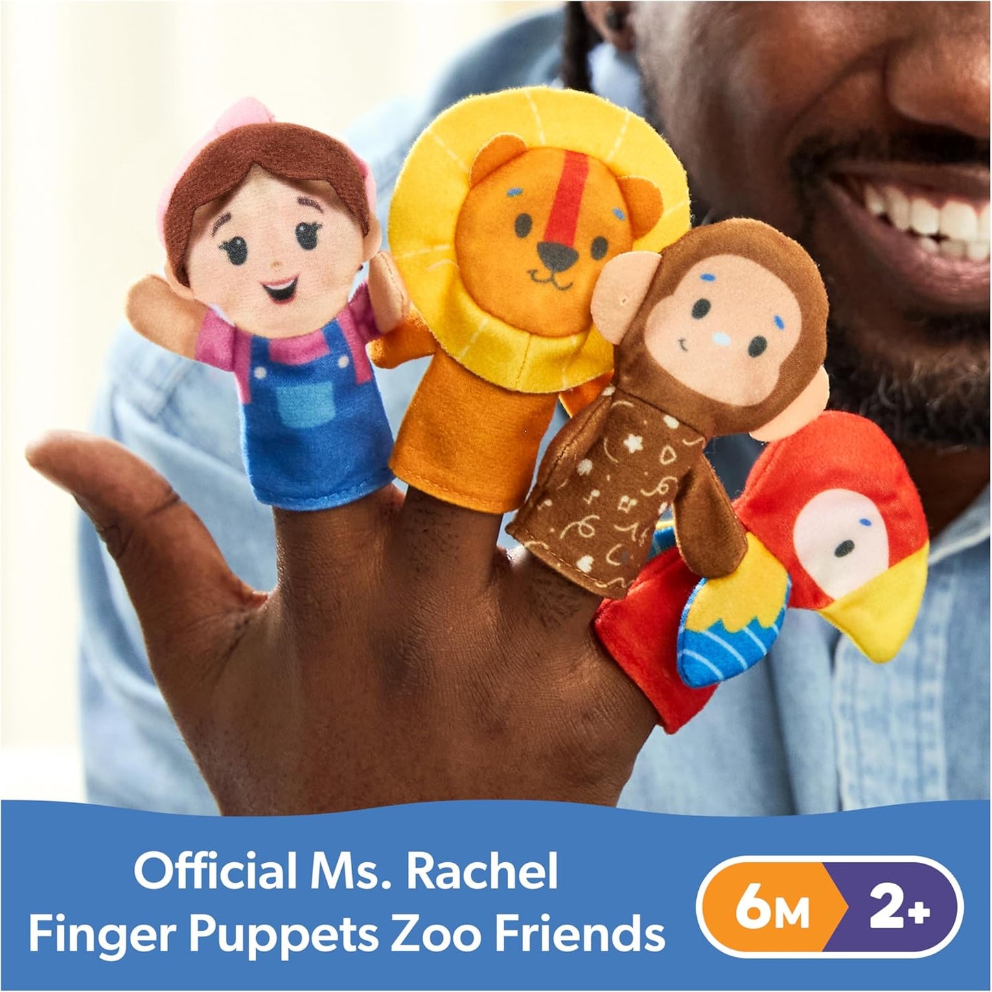 Ms. Rachel Official Speak & Sing Doll, 16” Tall Interactive Toy with 4 Songs & 16+ Phrases, Toddler Toys for Girls & Boys Ages 6 Months to 3+ Years