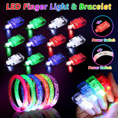 156Pcs Glow In The Dark Party Supplies for Kids/Adults, Light Up Accessories LED Bracelet Necklaces Glasses Headband Glow Sticks Bulk Party Pack Neon Disco Birthday Pool Summer Party Decorations