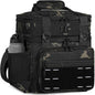 Lunch Box Cooler Bag - Insulated Tactical Lunchbox for Men - XLarge Lunch Pail Lunch Kit for Adults Work Outdoor Shifts Trips Black Camo 25L