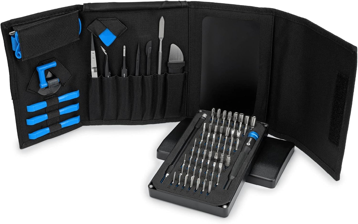 iFixit Pro Tech Toolkit - Professional Electronics Repair Tool Kit with Magnetic Precision Screwdriver – Complete Smartphone, Computer & Tablet Repair Set - PuriLite