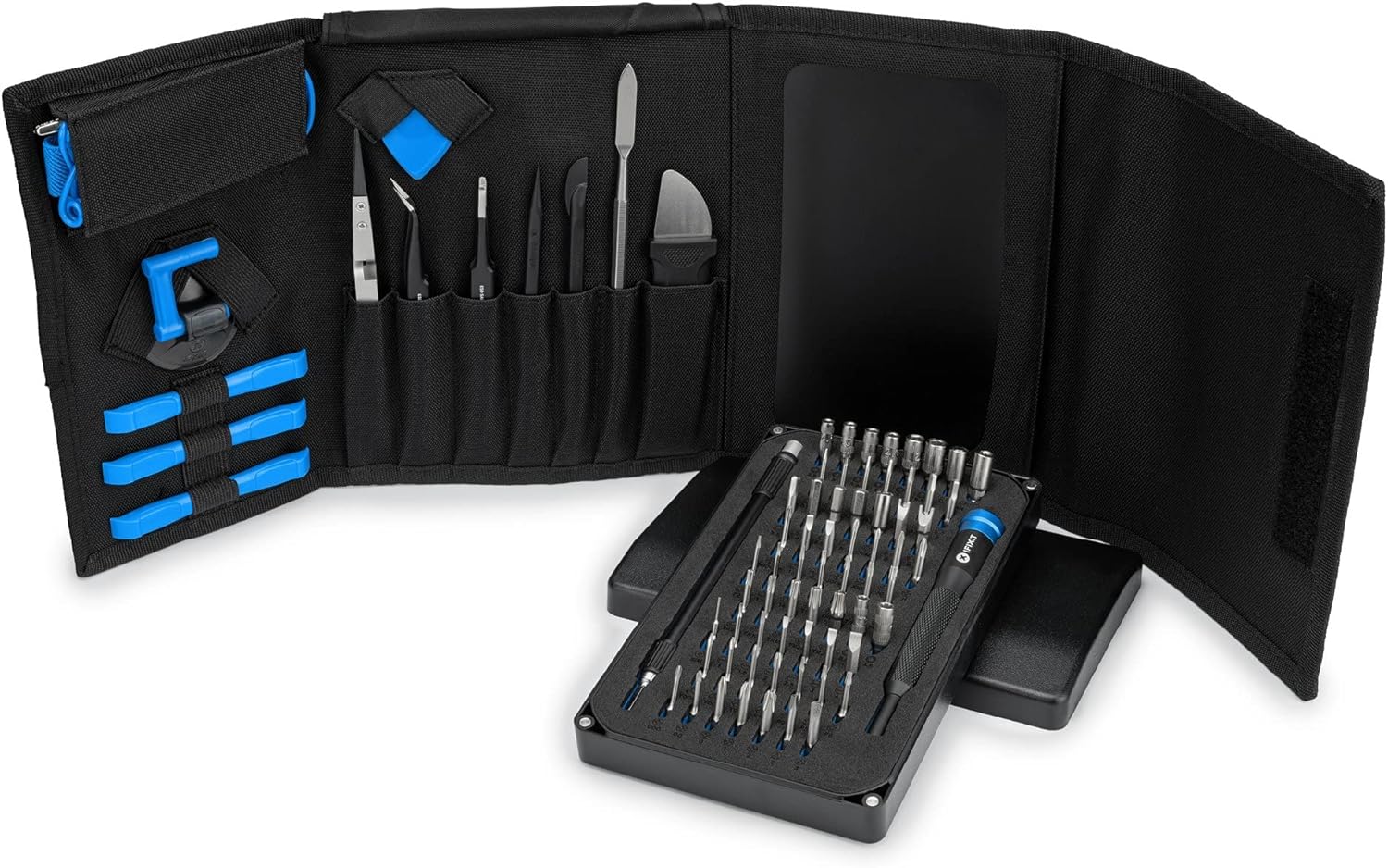 iFixit Pro Tech Toolkit - Professional Electronics Repair Tool Kit with Magnetic Precision Screwdriver – Complete Smartphone, Computer & Tablet Repair Set - PuriLite