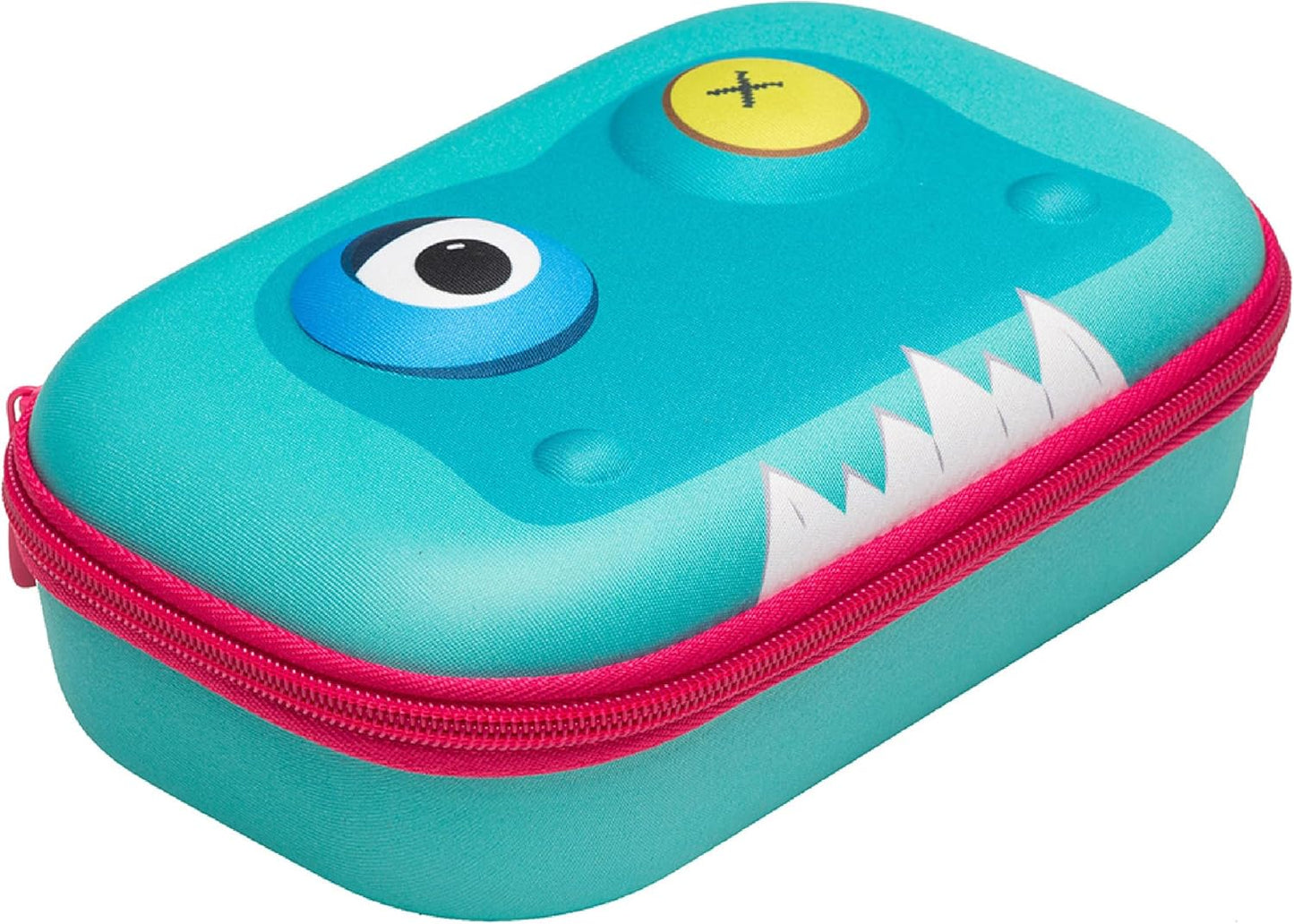ZIPIT Beast Pencil Box for Kids | Pencil Case for School | Organizer Pencil Bag | Large Capacity Pencil Pouch (Red)