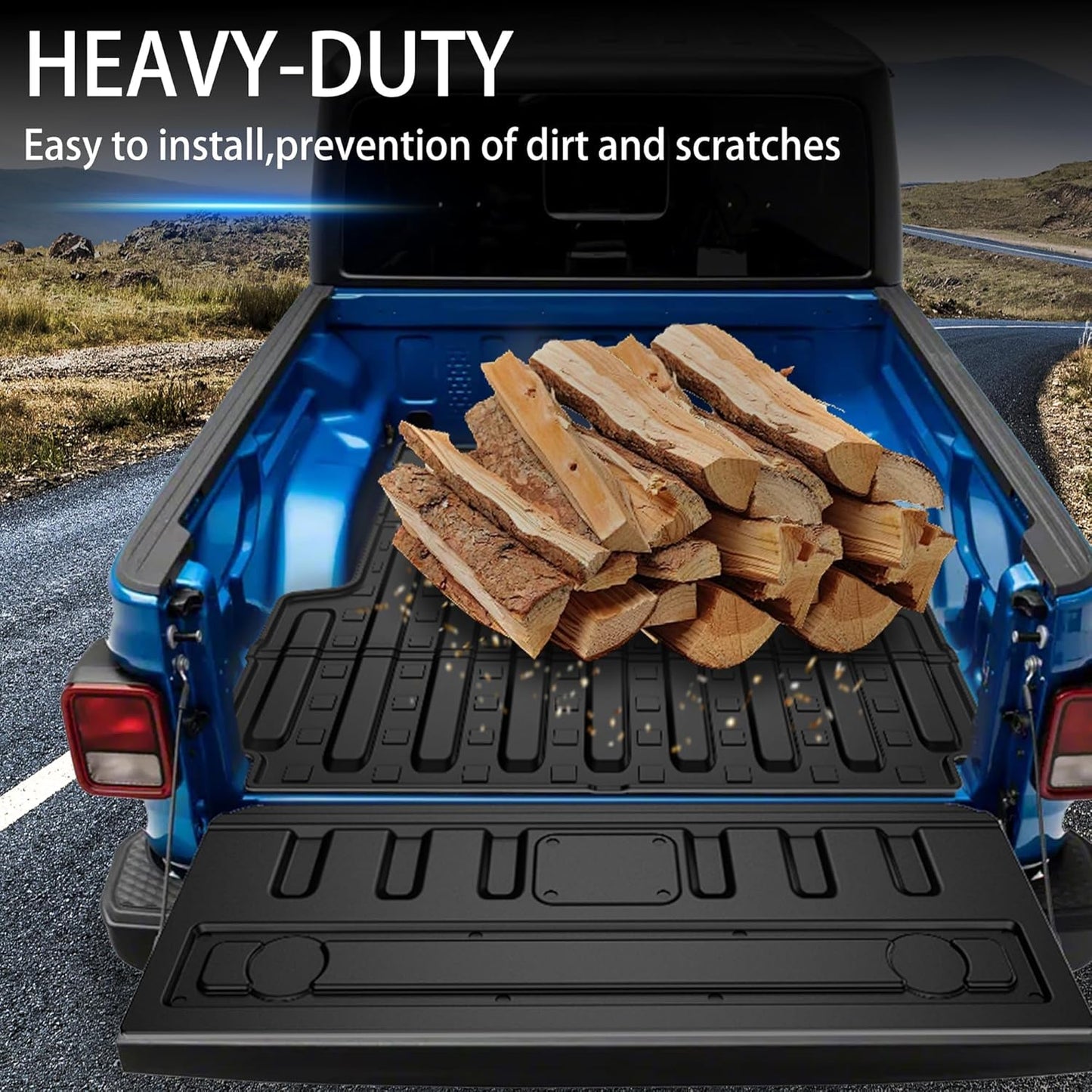 AOMSAZTO Floor Mats & Trunk Mat for 2024 2025 Chevy Equinox EV (Non Fuel),TPE All Weather Protection 2 Rows Car Floor Liners with Cargo Liner for Chevrolet Equinox EV (Non Fuel)