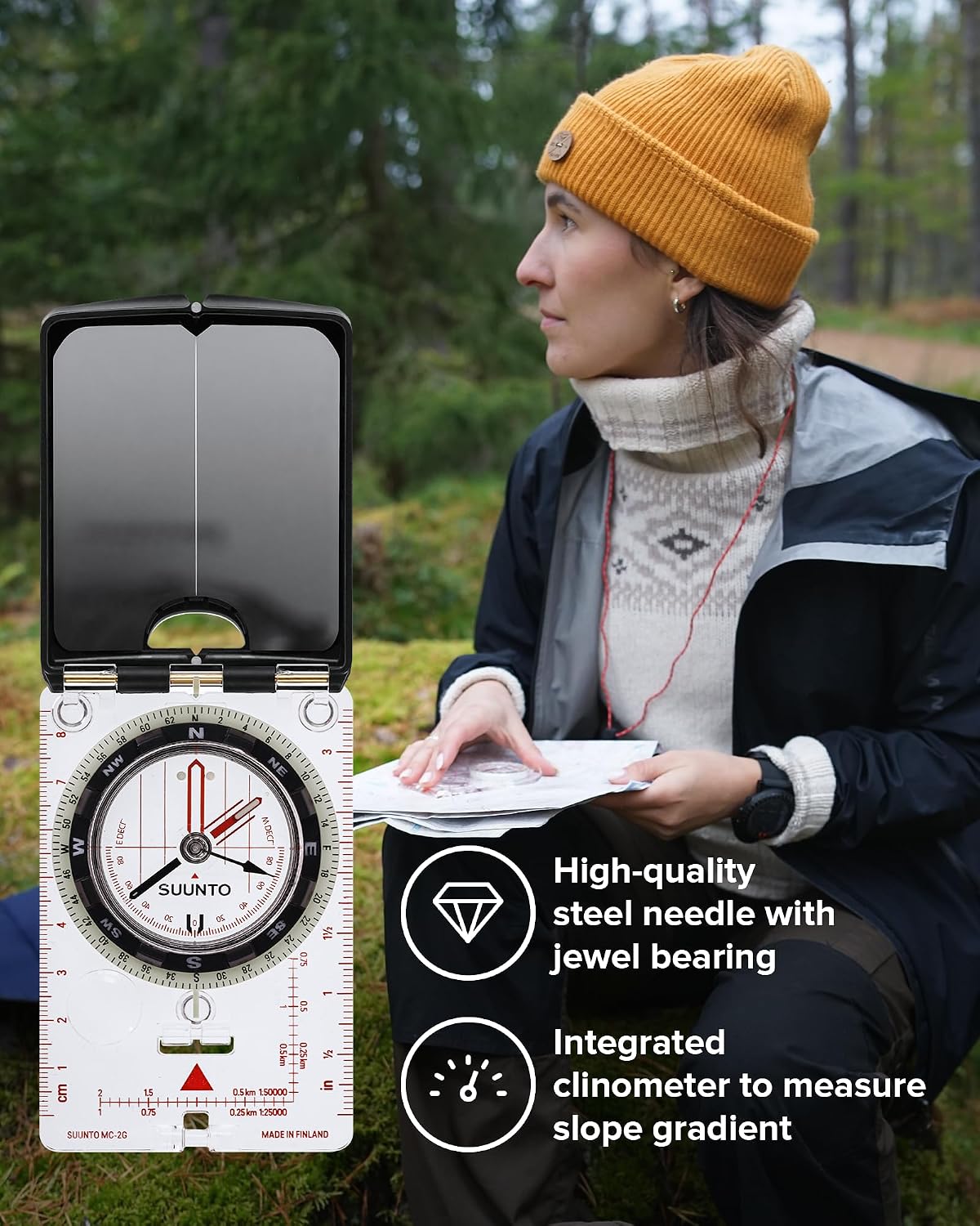 SUUNTO MC-2 Compass: Top-of-The-line Compass for Professionals & serious Hikers