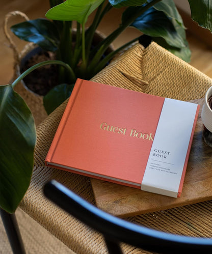 Lamare Wedding Guest Book – Elegant Guest Book for Party, Baby Shower Guest Book & Polaroid Guest Book for Wedding