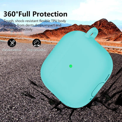 Aircawin for Airpods 4 Case Cover,Shockproof Case for Airpods 4th Generation Case Cover 2024,Premium Silicon Case with Keychain and Cleaing Pen for Airpods 4 Gen, Wireless Earphone Accessories-Blue