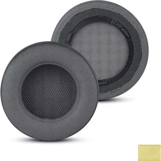 Geekria QuickFit Replacement Ear Pads for Corsair Virtuoso RGB/WirelessSE/WirelessXT Headphones Ear Cushions, Repair Parts (Grey)