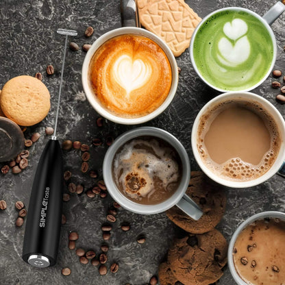 SIMPLETASTE Milk Frother, 4-in-1 Electric Milk Steamer, Automatic Warm and Cold Foam Maker and Milk Warmer for Latte, Cappuccinos, Macchiato