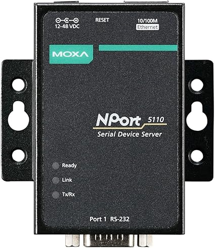 MOXA NPORT 5110 SERIAL to ETHERNET DEVICE SERVER
