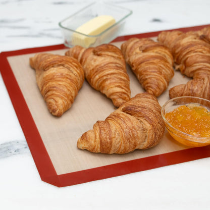 Silicone Baking Mats, Full Size Baking Sheet Liners, Pack of 10 Red