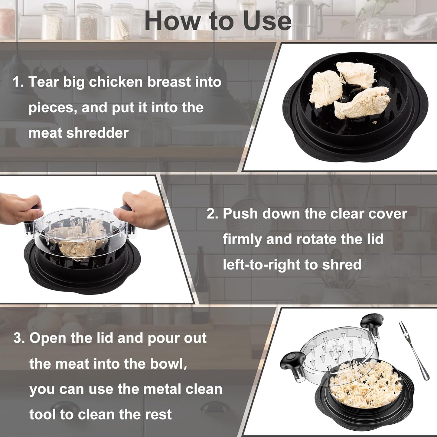 Purilite Select Chicken Shredder Tool