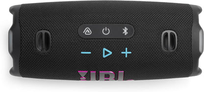 JBL Charge 5 Portable Bluetooth Speaker with Deep Bass, IP67 Waterproof and Dustproof, Up To 20 Hours of Playtime, Built-in Powerbank - Black