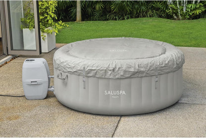Bestway 60008R SaluSpa Tahiti Airjet Hot Tub Spa, 4 Person, 71" x 71" x 26"/1.80m x 1.80m x 66cm