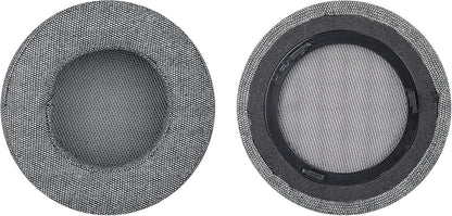 Geekria Comfort Linen Replacement Ear Pads for Corsair Virtuoso RGB/WirelessSE/WirelessXT Headphones Ear Cushions (Grey)
