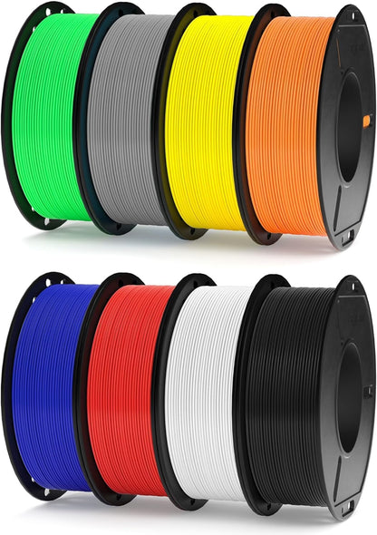 ELEGOO PLA Filament 1.75mm Black 1KG,3D Printer Filament Dimensional Accuracy +/- 0.02mm,1kg Cardboard Spool(2.2lbs) 3D Printing Filament Fits for Most FDM 3D Printers