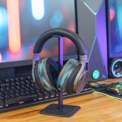 WC Freeze Virtuoso - Hybrid Fabric Cooling Gel Replacement Earpads for Corsair Virtuoso Gaming Headset, Made by Wicked Cushions, Improved Durability, Thickness and Sound Isolation | Black