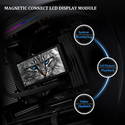 Thermalright Trofeo Vision 360 ARGB AIO CPU Liquid Cooler – 6.86” IPS Magnetic LCD, 360mm Radiator, AM5 / AM4 / LGA 1851 / 1700