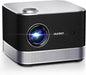 AURZEN Boom 3 Smart Projector, 4K Support, Official NetfIix, 3D DoIby Audio, 36W Speakers, AI Auto Focus & Keystone, WiFi Bluetooth 60Hz Outdoor Projecteur, Black