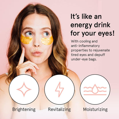 grace & stella Award Winning Under Eye Mask - Gifts for Women - Bridesmaid Proposal Gifts - Reduce Dark Circles, Puffy Eyes, Undereye Bags, Wrinkles - Under Eye Patches - Vegan (24 Pairs, Pink)
