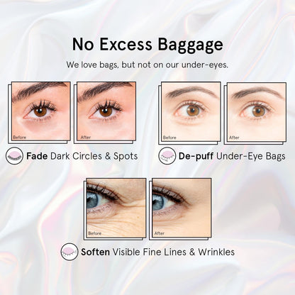 grace and stella Eye Patches with Peptides & Rice Extract - Firming Under Eye Patches for Puffy Eyes - Iridescent Under Eye Mask for Dark Circles - Vegan, Cruelty-Free Eye Mask Skincare, 24 Pairs
