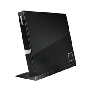 Asus Optical Device SBW-06D2X-U/BLK/G/AS External Slim 6X Blu-ray Writer BDRW DVDRW with Power2go7 Software Black