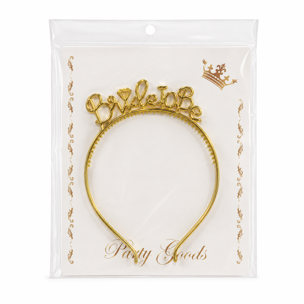 Elegant "Bride" & "Bride to Be" Metal Headbands – Perfect for Bridal Showers & Bachelorette Parties