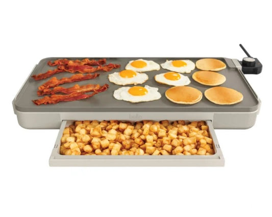 Bella XL Ceramic Griddle with Warming Tray