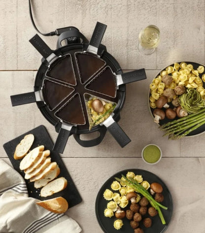 Fondussimo Electric Fondue Set with 6 Perforated Baskets