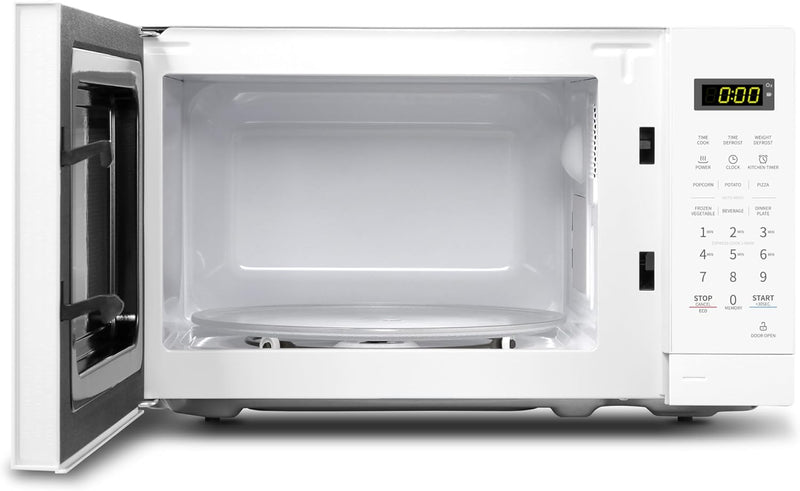 COMFEE' CM-M201K(WH) Countertop Microwave Oven with Express Cook, 6 Preset Menus and Kitchen Timer, 0.7 cu.ft. (20L), 700W, White