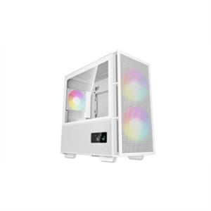 DeepCool Chassis R-CH360-WHAPE3D-G-1 CH360 Digital WH Tempered Glass Mini-ITX / Micro-ATX White