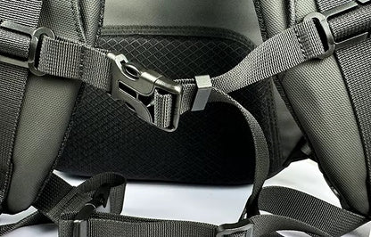 LED Illuminated Backpack - Durable Waterproof Design Bag for Motorcyclists, Travelers & Campers