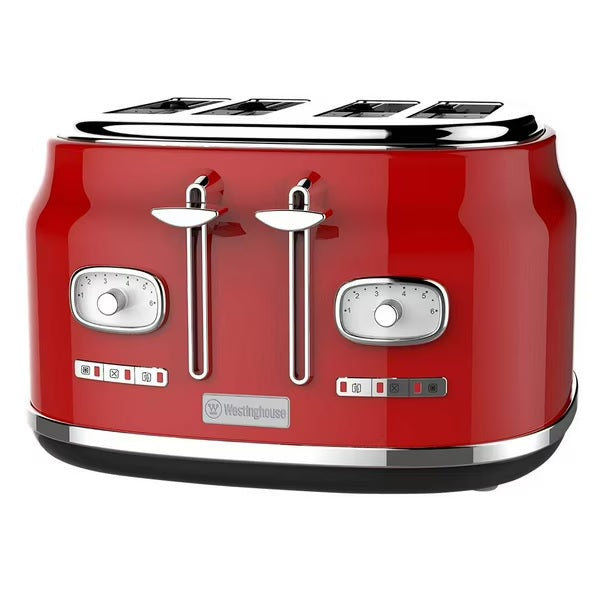 Westinghouse 4 Slice Toaster - Red