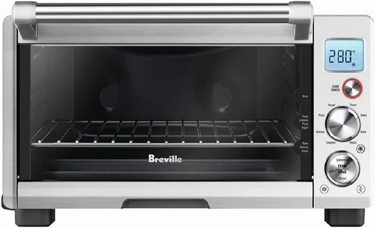 Breville The Smart Oven® Compact Convection, Small Electric Oven, BOV670BSS, Brushed Stainless Steel