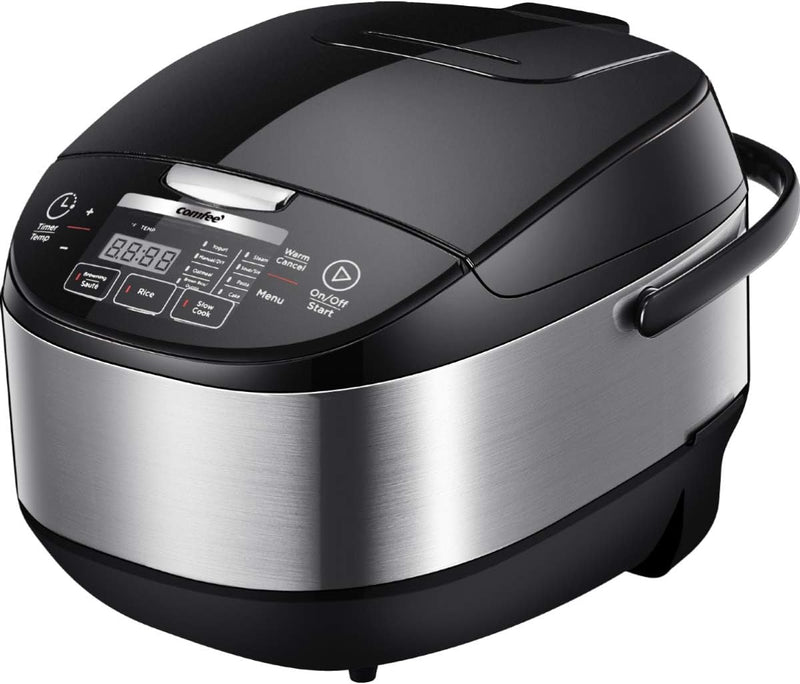 COMFEE' Rice Cooker, Asian Style Large Rice Cooker with Fuzzy Logic Technology, 11 Presets, 10 Cup Uncooked/20 Cup Cooked, Auto Keep Warm, 24-Hr Delay Timer