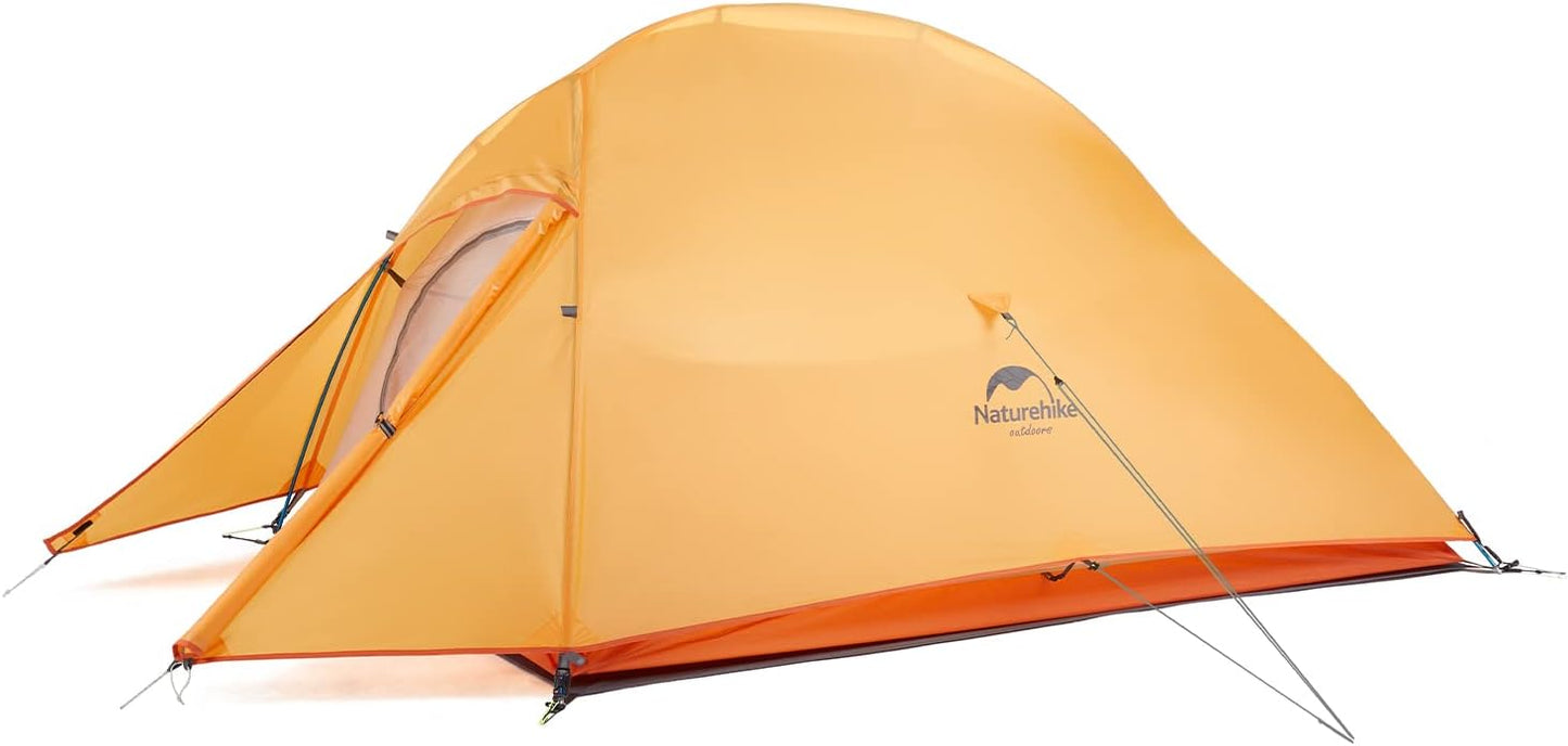 Naturehike Upgraded Cloud Up 2 Person Tent Backpacking Tent Camping Tents for 3 Season Lightweight Tents for Camping & Hiking