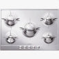 Smeg 28 Inch Gas Cooktop | 5 Burners, Stainless Steel Surface & LPG Conversion
