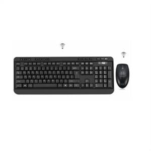 Adesso Keyboard + Mice WKB-1320CB-FR Antimicrobial Wireless Desketop French AZERTY Keyboard and Mouse combo