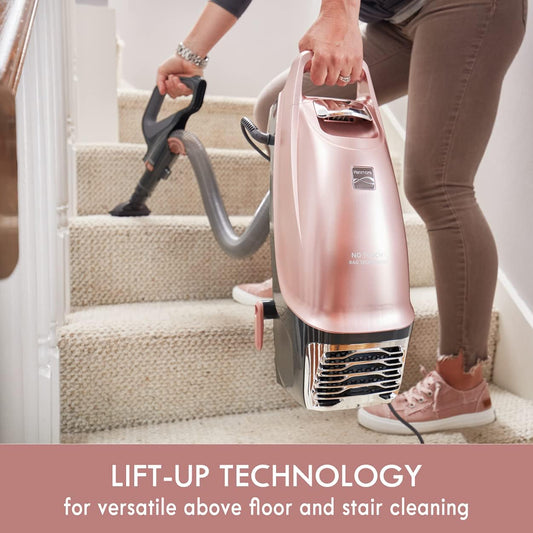 Kenmore BU4050 Intuition Bagged Upright Vacuum, liftup Cleaner with Hair Eliminator brushroll, pet Handi-Mate for Carpet, Hard Floor, Rose Gold - PuriLite