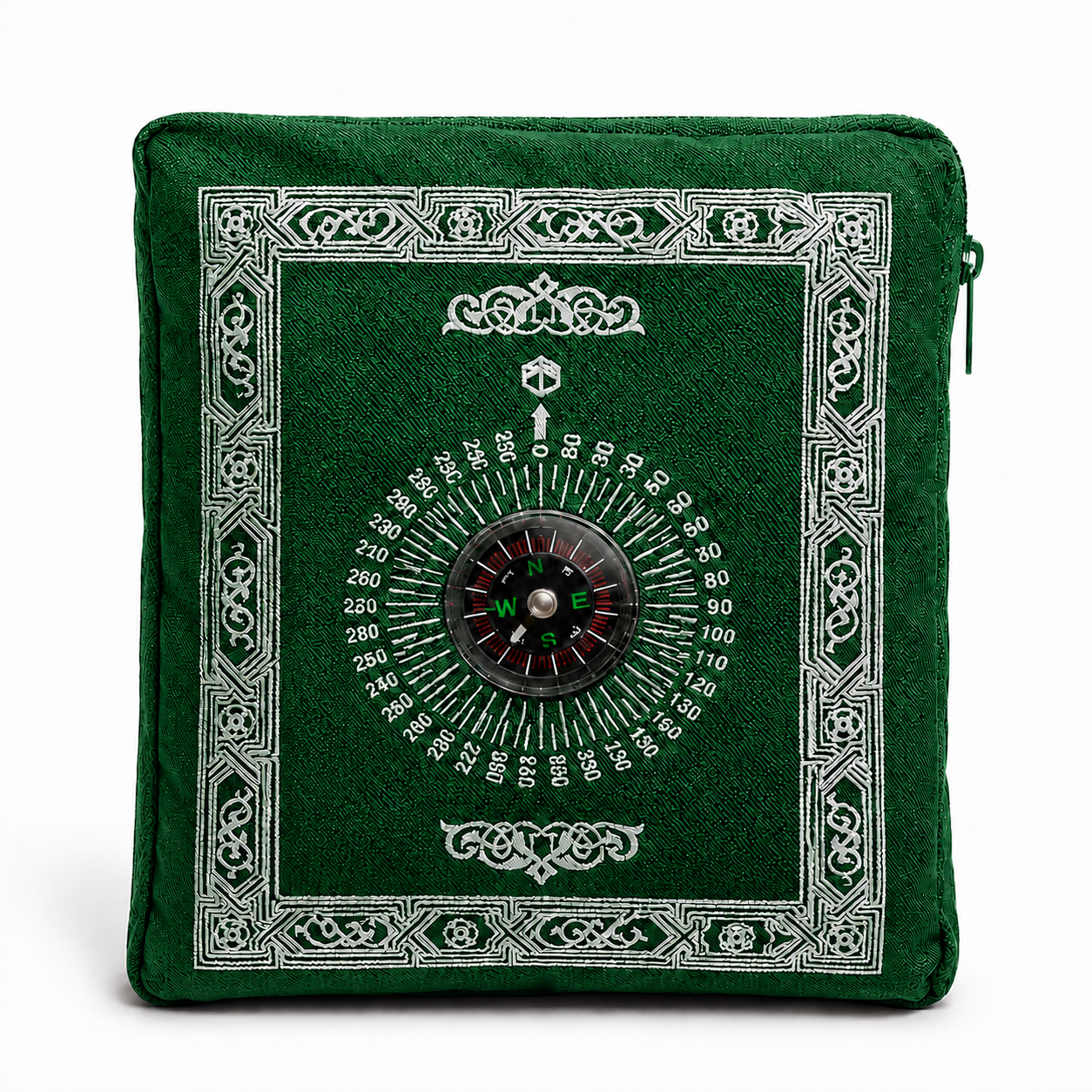 Pocket Prayer Mat with Compass – Portable Ja-e-Namaz for Travel, Office & Outdoor Prayers